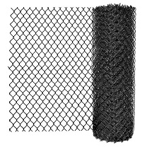 Black PVC coated Chain Wire fence high 1.8m