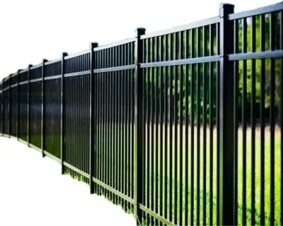 Double Top Rail Aluminium Fencing